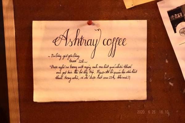 [Review] - Ashtray Coffee, Bar nhỏ trong ngõ 170 Hoàng Ngân 7