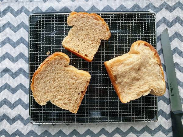 Công thức Bánh mì 100% bột mì nguyên cám siêu mềm - Cách làm 5