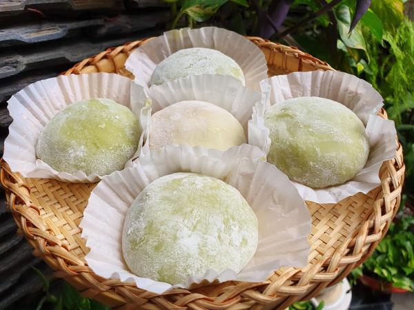 Cách làm Bánh Mochi Sữa Dừa Lá Dứa -  Món ăn tráng miệng ngon 4