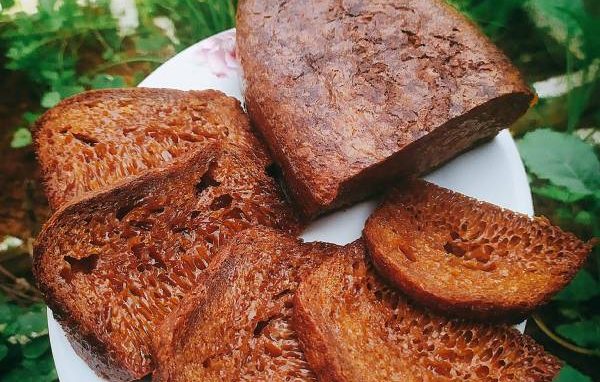 Cách làm Bánh bò đường thốt nốt hay Báng bò lá dứa 10
