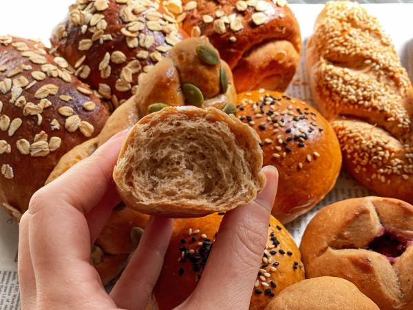 Công thức Bánh mì 100% bột mì nguyên cám siêu mềm - Cách làm 3