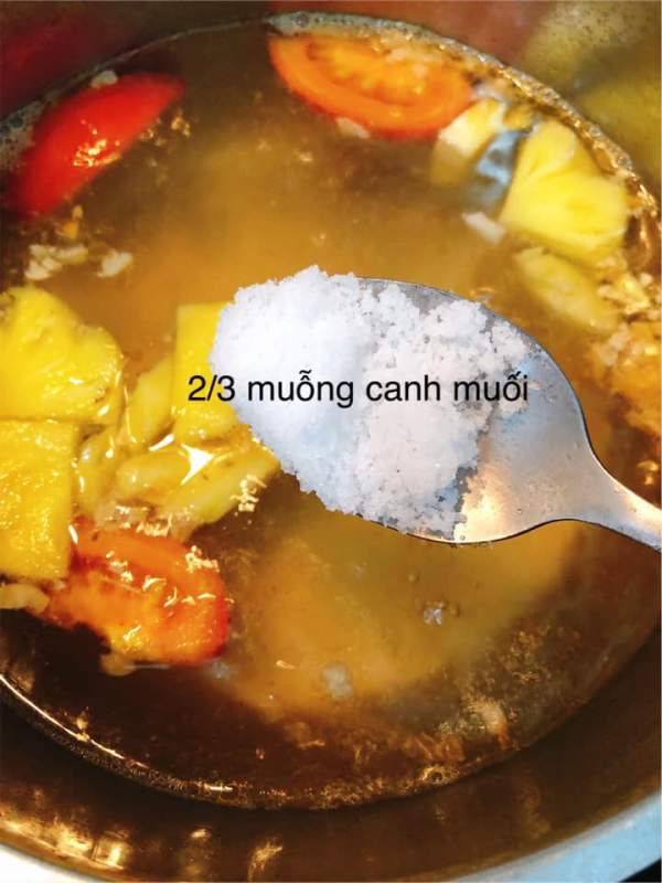 [Công Thức] Cách nấu CANH CHUA MIỀN NAM, món ngon đặc biệt 4