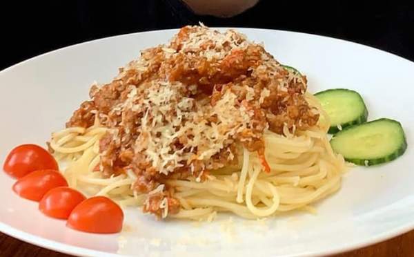 [Công Thức] Cách làm mỳ Ý - Spaghetti - Sốt cà chua thịt bằm cực dễ làm 10