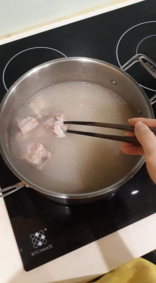 Cách nấu Bún Ốc Sườn tại nhà ngon, món đặc biệt của Hà Thành 5
