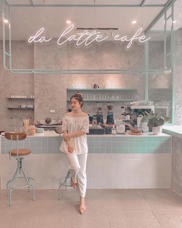 [Review Da Latte Cafe] - QUÁN CF SIÊU XANH- SIÊU XINH VINCOM BÀ TRIỆU 4