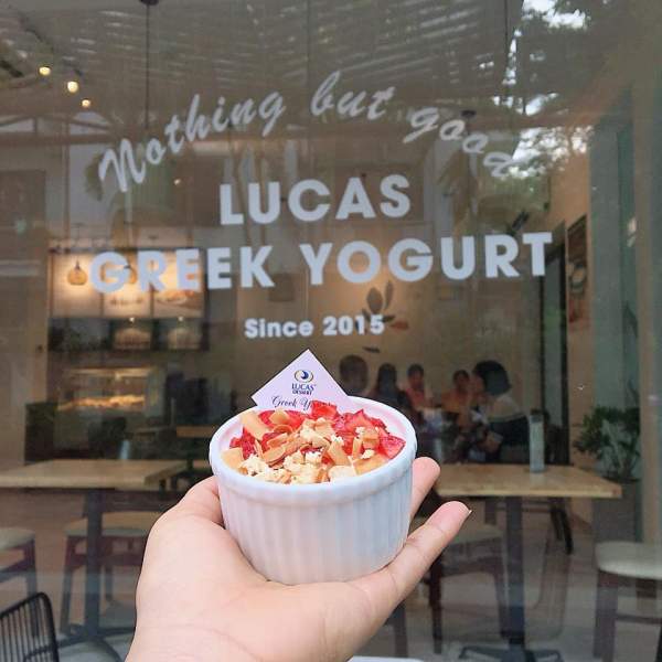 [Review] - Sữa chua Hy Lạp Lucas cafe, biệt thự 17 lô 14B Nam Trung Yên 2
