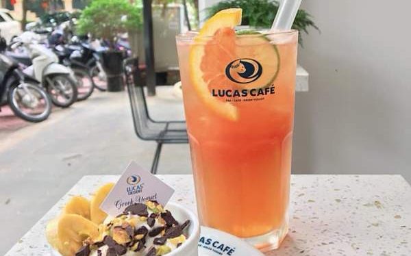 [Review] - Sữa chua Hy Lạp Lucas cafe, biệt thự 17 lô 14B Nam Trung Yên 19