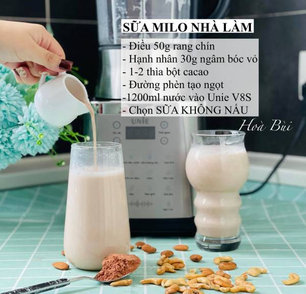 11 Công thức Sữa Hạt - (Tip) kinh nghiệm Mix các loại sữa hạt 8